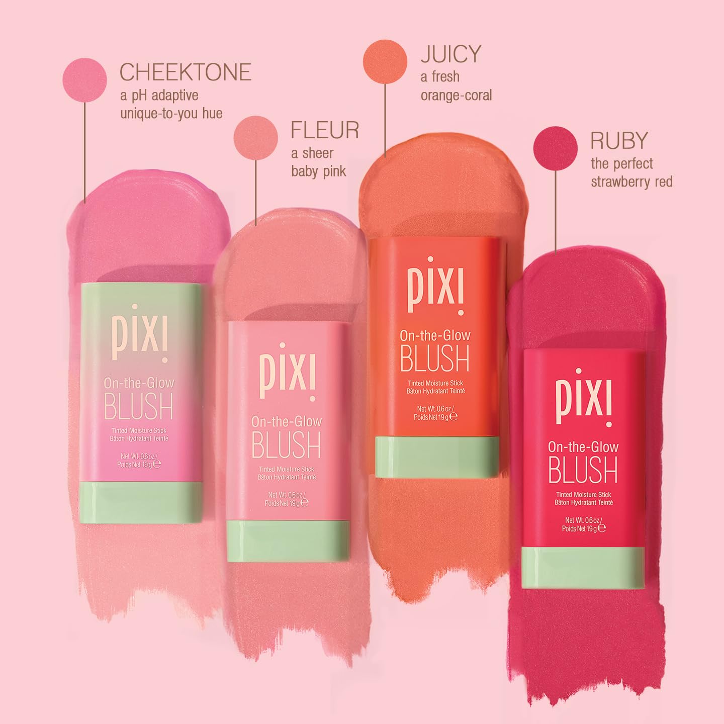 Pixi On-the-Glow Blush For Cheeks & Lips (Fleur)