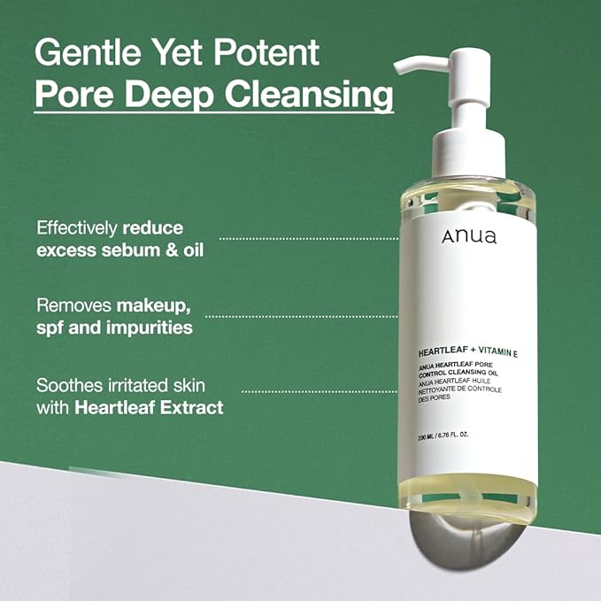 Anua heartleaf Pore Control Cleansing Oil