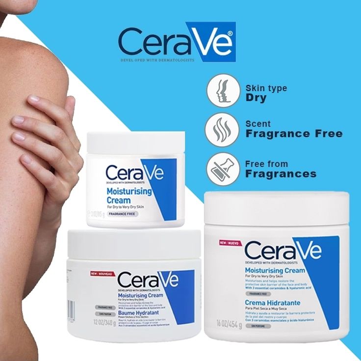 Cerave Moisturizing Cream For Dry To Very Dry Skin